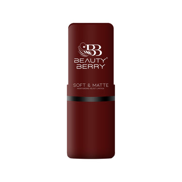 Beauty Berry Soft & Matte Moisturizing Velvet Lipstick For Women - Long-Lasting, Hydrating, High-Pigment Color. (Shade 24)